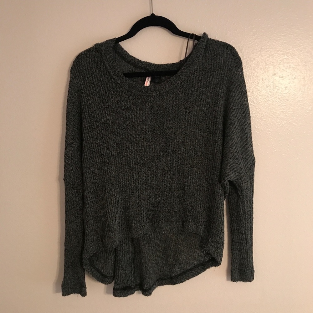 Gray sweater